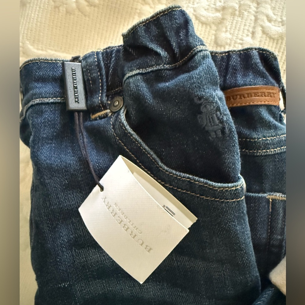 Burberry Baby/Kids Jeans with Classic novacheck plaid details USA Size 3Y NWT - Picture 11 of 11